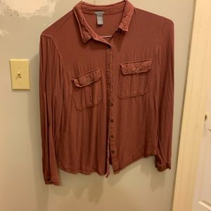 long sleeve button down